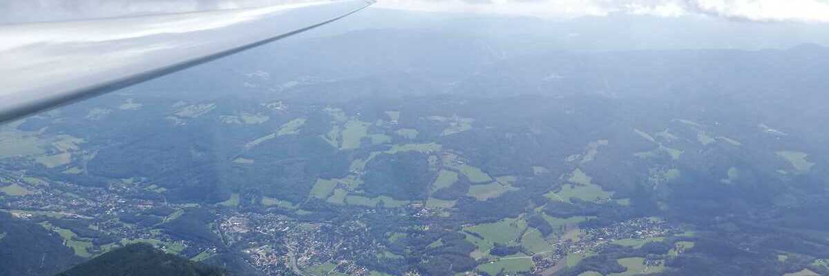 Flugwegposition um 11:14:36: Aufgenommen in der Nähe von Gemeinde Reichenau an der Rax, Österreich in 2123 Meter